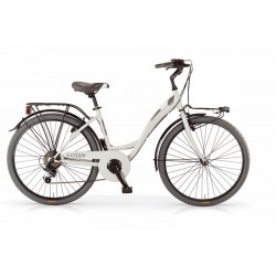 Agora 24 inch meisjesfiets 6 vit Ivoorwit