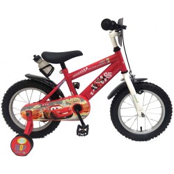 Disney Jongensfiets Cars 12 Inch 21,5 cm Jongens Terugtraprem Rood