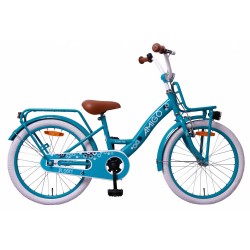 AMIGO Meisjesfiets Bloom 20 Inch 29 cm Meisjes Terugtraprem Turquoise