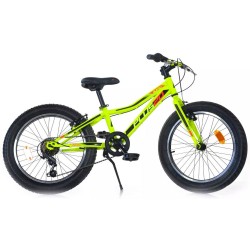 Aurelia Fatbike Mountainbike Fatbike 20 Inch 36 cm Jongens 6V V-Brakes Lime