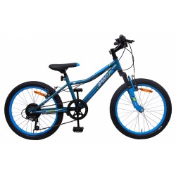 AMIGO Attack 20 Inch 28 cm Jongens 6V V-Brake Blauw