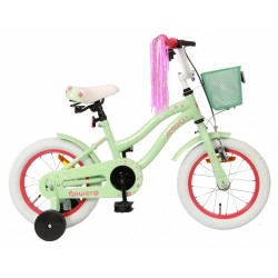 AMIGO Flower 14 Inch 22 cm Meisjes Terugtraprem Groen