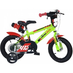 Dino Jongensfiets Sfera 12 Inch 21 cm Jongens Knijprem Lichtgroen