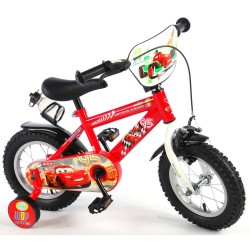 Disney Jongensfiets Cars 12 Inch 21,5 cm Jongens Terugtraprem Rood