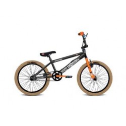 Abrar Big Daddy Rooster 20 inch BMX Freestyle fiets Zwart/Oranje