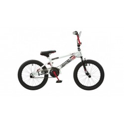 Abrar Rooster Radical 18 inch BMX fiets wit rood