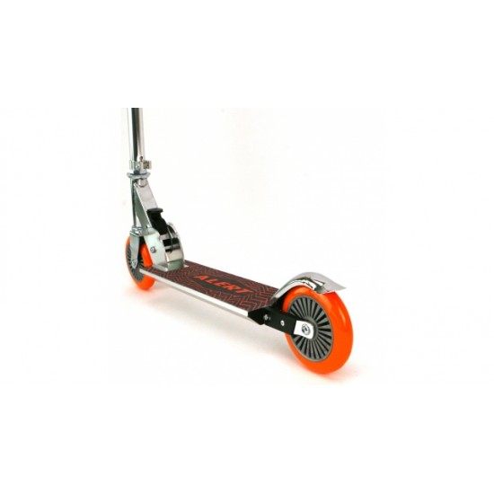 Alert Aluminium Scooter Step Zilver/Oranje