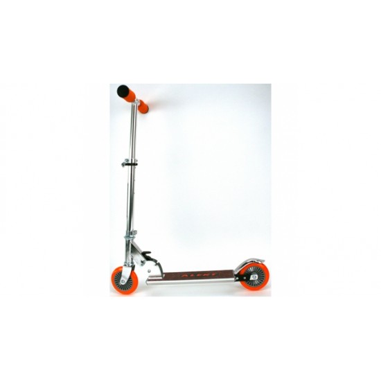 Alert Aluminium Scooter Step Zilver/Oranje