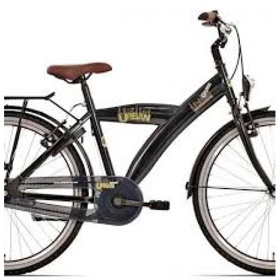 Bike Fun City Urban (26UJ25) 26 inch jongensfiets HCB3 black