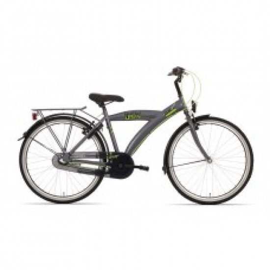 Bike Fun City Urban (26UJ55) 26 inch jongensfiets HCB3 titanium