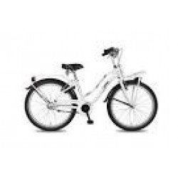 Bike Fun Crazy Cruiser 24 inch meisjesfiets N3 White Black