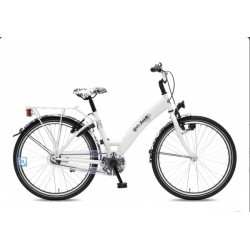 Bike Fun Girls Fun 26 inch meisjesfiets Wit/Zwart
