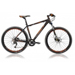 Lombardo Sestriere 300 27.5 17 inch mountainbike Black Orange