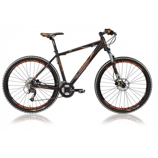 Lombardo Sestriere 300 27.5 23 inch mountainbike Black Orange