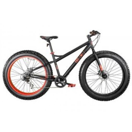 MBM Fat Boy 24 inch Fatbike H29cm Oranje/Zwart