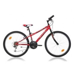 Marlin Emile 24 inch mountainbike Red Black 18SP