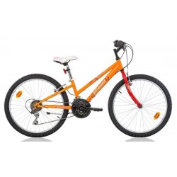 Marlin Emma 20 inch mountainbike Oranje Rood 6SP