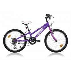 Marlin Emma 24 inch mountainbike Paars Fuchsia 18SP