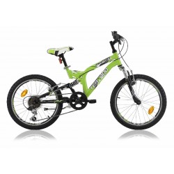 Marlin Terrano 20 inch mountainbike Green Black Shimano 6SP
