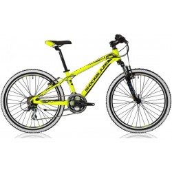 Shockblaze Warrior 24 inch mountainbike 32cm 21SP Geel Zwart