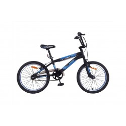 Umit 20 inch BMX fiets Zwart/Blauw