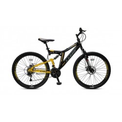 Umit Black Rider 26 inch MTB Black Yellow
