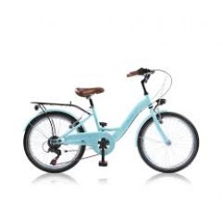 Wings Amazone 22 inch meisjesfiets Lichtblauw Shimano 6 derailleur
